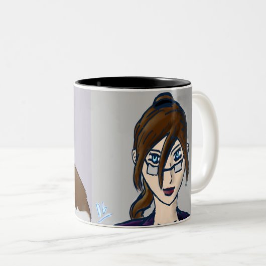 Quail Man + Cumulonimbus Zweiseitige Tasse (VorderseiteRechts)