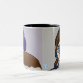 Quail Man + Cumulonimbus Zweiseitige Tasse (Mittel)