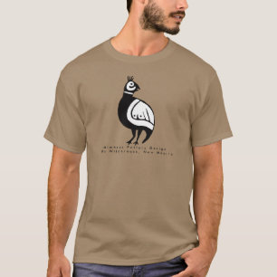 Quail, Mimbres Pottery Design T - Shirt