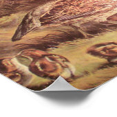 Quail Poster-Familie Poster (Ecke)