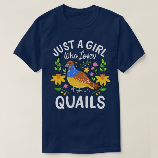 Quail Quailbesitzer T-Shirt (Design vorne)