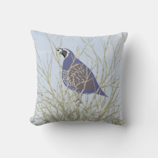 Quail Throw Kissen