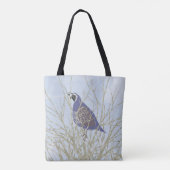 Quail Tote Bag Tasche (Rückseite)