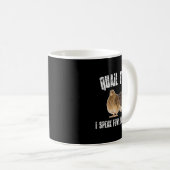 Quail Yeah I Speak Foul Language - Funny Quail Bir Kaffeetasse (VorderseiteRechts)