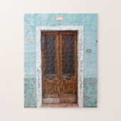 Quaint Blue Door Puzzle (Vertikal)