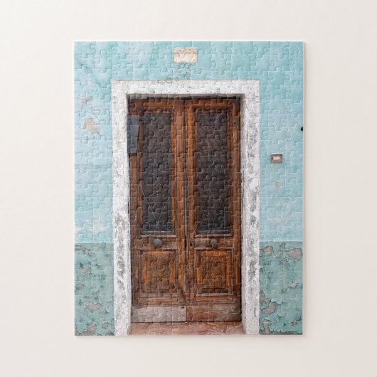 Quaint Blue Door Puzzle (Vertikal)