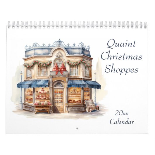 Quaint Christmas Shoppes Kalender (Titelbild)