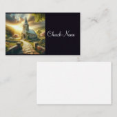 Quaint Country Church Visitenkarte (Vorne/Hinten)