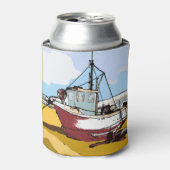 Quaint Fishing Boat Dosenkühler (Kanne Vorderseite)