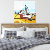 Quaint Fishing Boat Leinwanddruck (Insitu (Schlafzimmer))