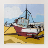 Quaint Fishing Boat Puzzle (Vertikal)