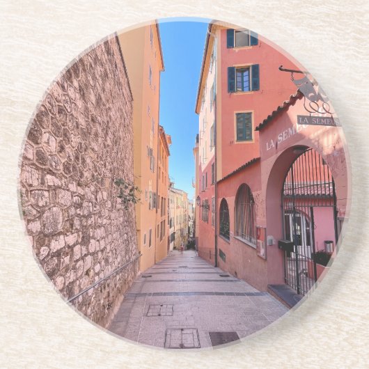 Quaint French alleys Getränkeuntersetzer (Vorne)