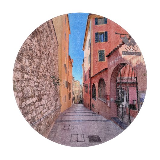 Quaint French alleys Schneidebrett (Vorderseite)