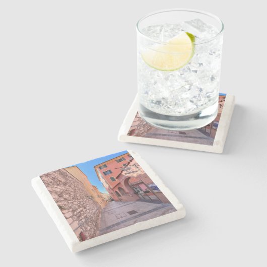 Quaint French alleys Steinuntersetzer (Seitenansicht)