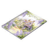 Quaint-Hütte mit Lilacs Notizblock (Linke Seite)
