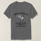 Quaint Little Drink Island Fishing Problem Orca T-Shirt (Design vorne)