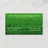 Quaint Neighborhood Business Cards Visitenkarte (Rückseite)