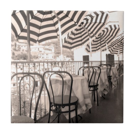 Quaint Restaurant Balkon, Italien Fliese (Vorderseite)