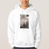 Quaint Restaurant Balkon, Italien Hoodie (Vorderseite)