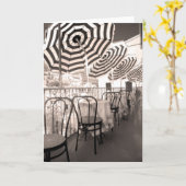 Quaint Restaurant Balkon, Italien Karte (Gelbe Blume)