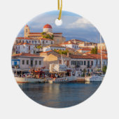 Quaint Seaside Village Keramik Ornament (Vorne)