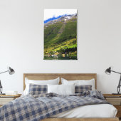 Quaint Village by Fjord, Norwegen Leinwanddruck (Insitu (Schlafzimmer))