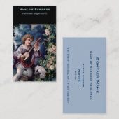Quaint Vintag Mandolin Player Visitenkarte (Vorne/Hinten)