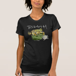 Quak! Frosch Leben Grafik Virginia Wright T-Shirt