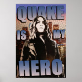 Quake ist mein Held Poster (Vorne)