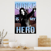 Quake ist mein Held Poster (Küche)