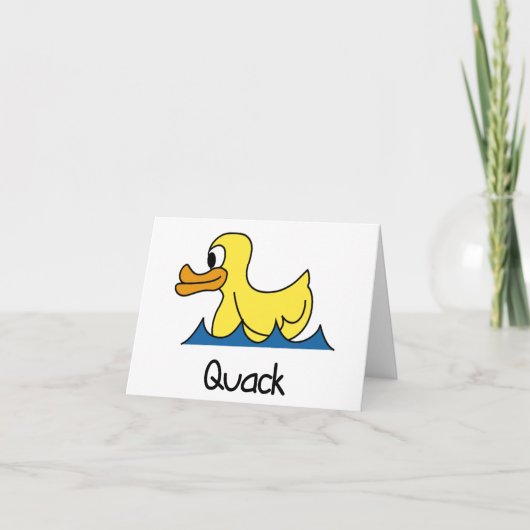 Quaken notecards karte (Vorderseite)