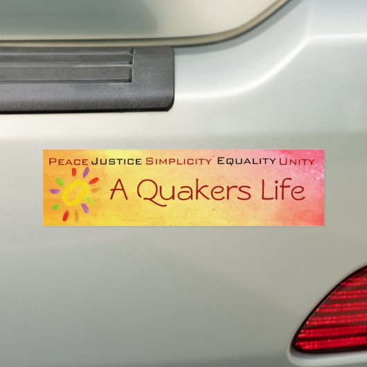 Quäker-Autoaufkleber Autoaufkleber (Auf Auto)