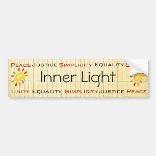 Quäker-Autoaufkleber Autoaufkleber