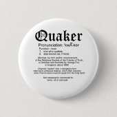 Quäker-Definition Button (Vorderseite)