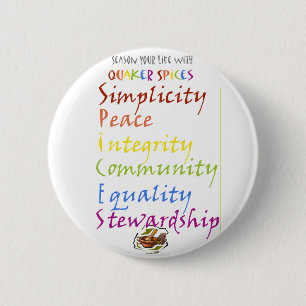 Quäker-Gewürze Button