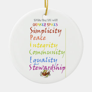 Quäker-Gewürze Keramikornament