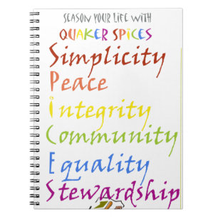 Quäker-Gewürze Notizblock
