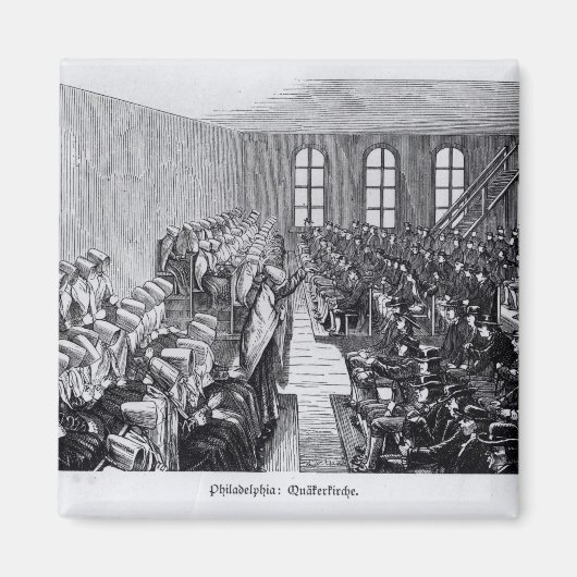 Quaker Meeting, Philadelphia Magnet (Vorne)