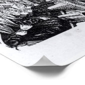 Quaker Meeting, Philadelphia Poster (Ecke)