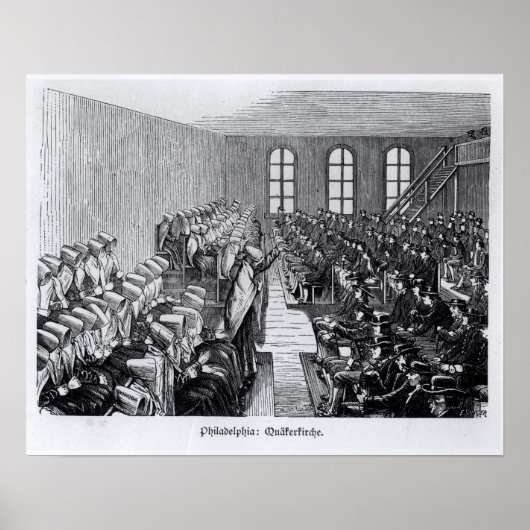 Quaker Meeting, Philadelphia Poster (Vorne)
