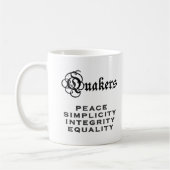 Quäker-Motto Kaffeetasse (Links)