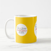 Quäker-Notfall Kaffeetasse (Links)