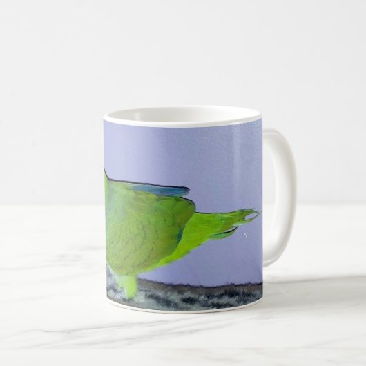 Quaker Parrot Kaffeetasse (VorderseiteRechts)