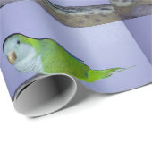 Quaker Parrot Wrapping Paper Geschenkpapier (Rolleneckpunkt)