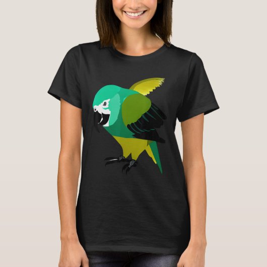 Quaker Parrots birds animals pet Party quotes Fam T-Shirt (Vorderseite)