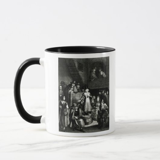 Quäker-Sitzung, 1699 Tasse (Links)