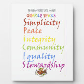 Quaker Spices Fotoplatte (Vorderseite)