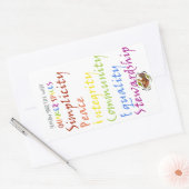 Quaker Spices Rechteckiger Aufkleber (Umschlag)