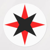 Quaker Star Etiketten (Design 2)