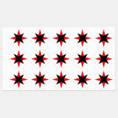 Quaker Star Etiketten (Blatt)